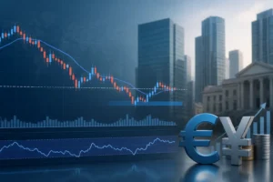 زوج يورو/ين يتداول قرب 180.50 مع بقاء الزخم ضعيفًا ودعم عند المتوسط المتحرك الأسي 9 أيام