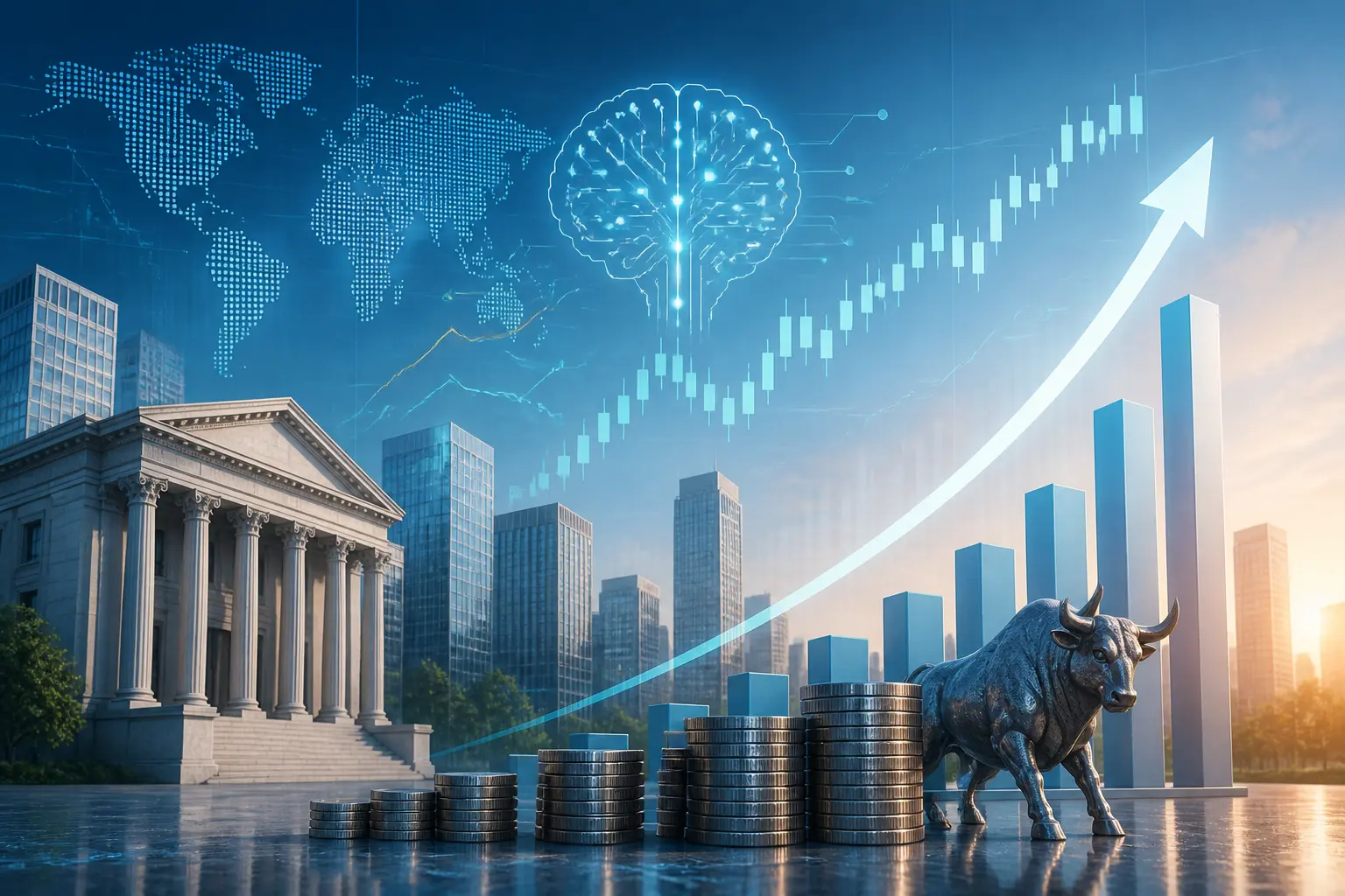 جيفريز تتوقع وصول مؤشر S&P 500 إلى 8000 نقطة بنهاية 2026 بدعم الذكاء الاصطناعي