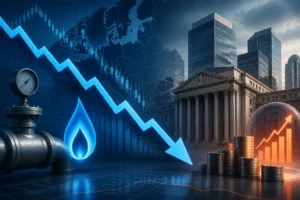 انخفاض أسعار الغاز الأوروبي وسط تحذير البنك المركزي من تسارع تأثيره على التضخم