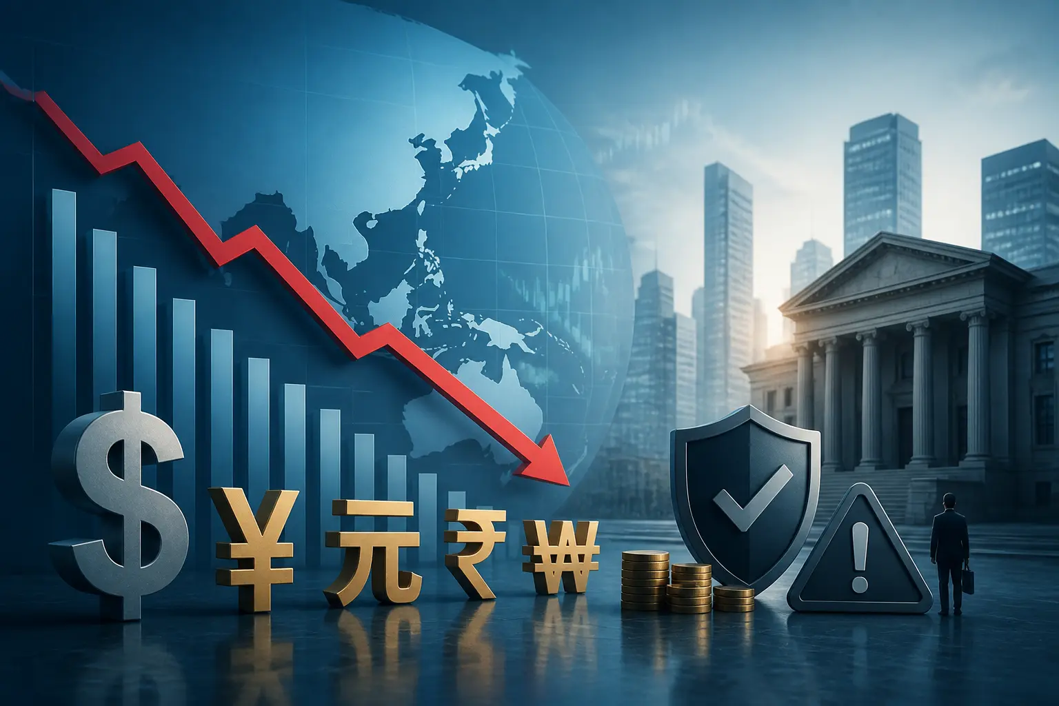 دويتشه بنك يتوقع استمرار تراجع الدولار أمام العملات الآسيوية ويُفضل الحذر في استراتيجيات التداول