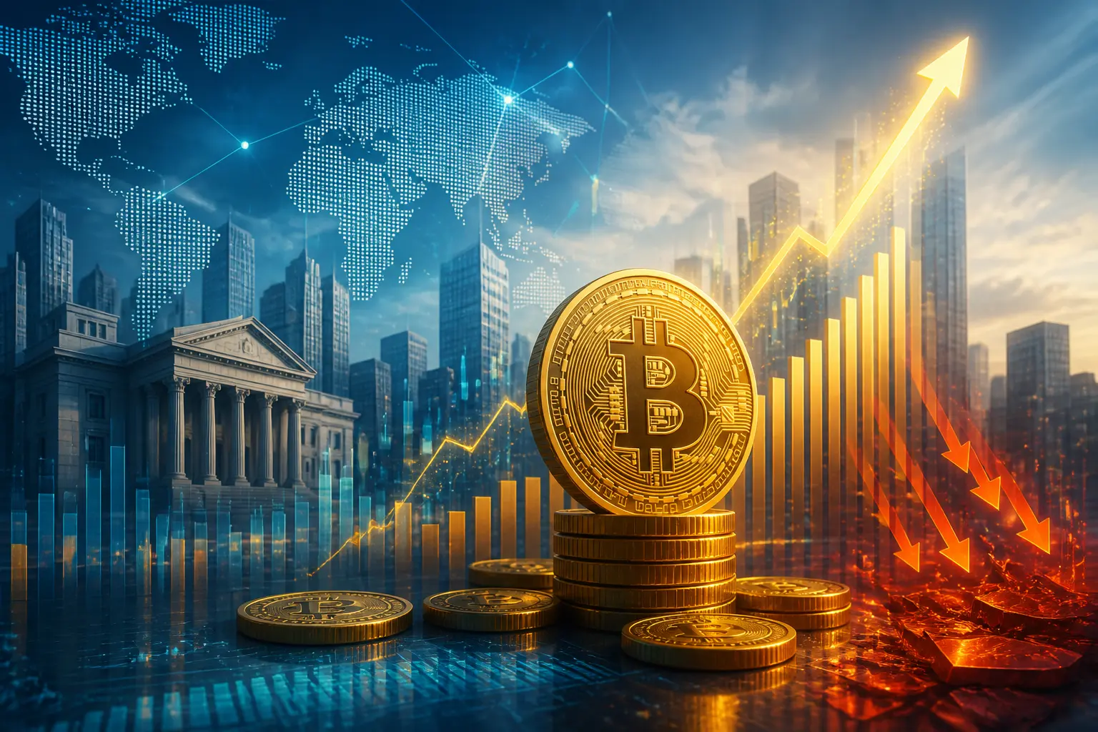 بيتكوين تتجاوز 84,000 دولار مع تصفية قياسية للمراكز القصيرة