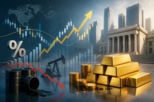 الذهب يتأرجح بين توقعات رفع الفائدة الأمريكية وتراجع أسعار النفط