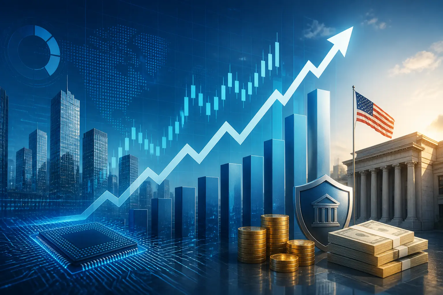 مكاسب استثنائية لسهم إنتل بعد استثمار الحكومة الأمريكية بقيمة 8.9 مليار دولار