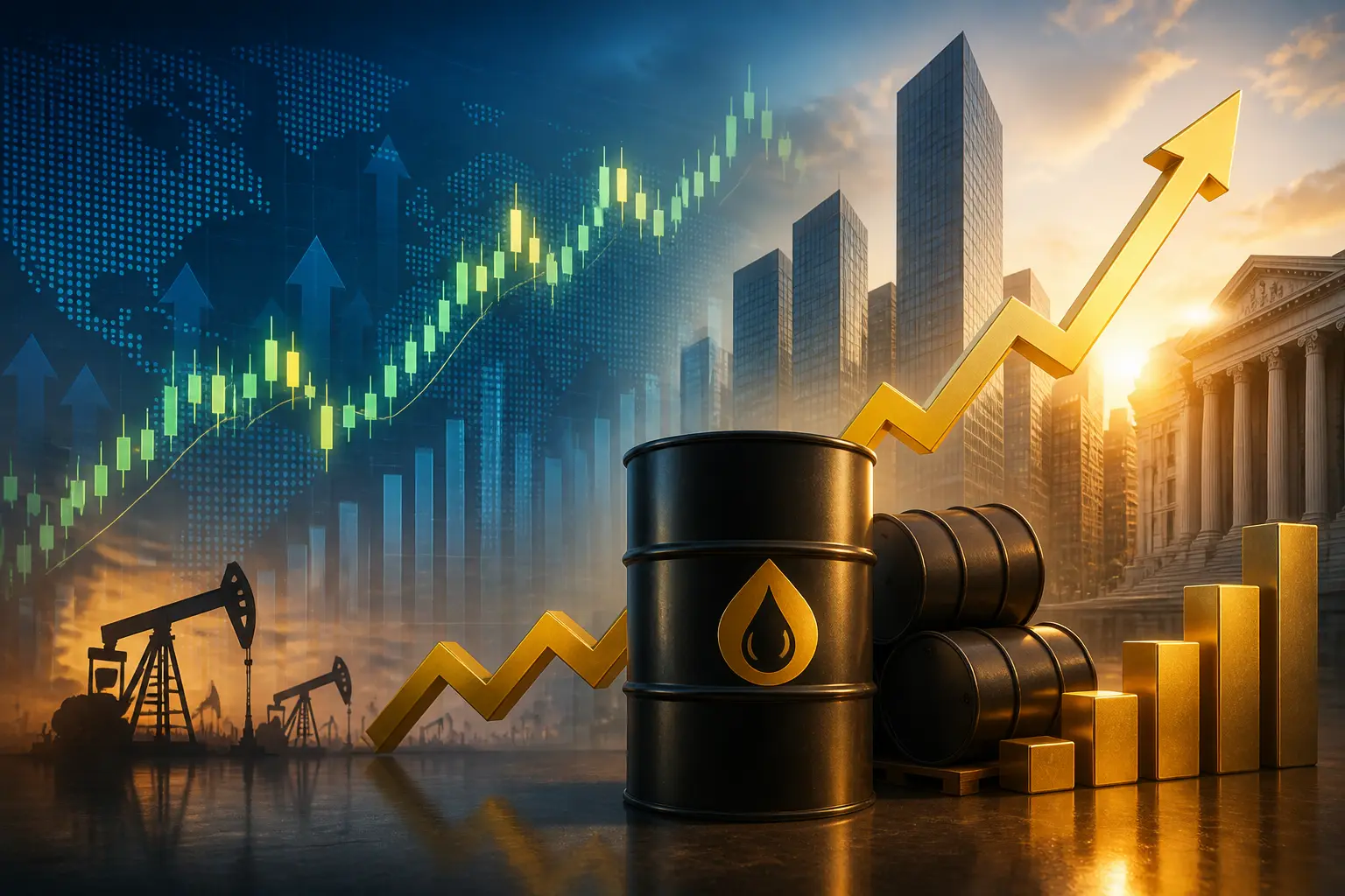 أسعار النفط تنتعش بعد 4 جلسات من الخسائر وسط مخاوف الشرق الأوسط