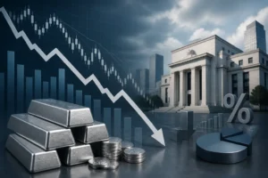 سعر الفضة يتراجع إلى دون 65 دولارًا وسط توقعات برفع أسعار الفائدة من الفيدرالي