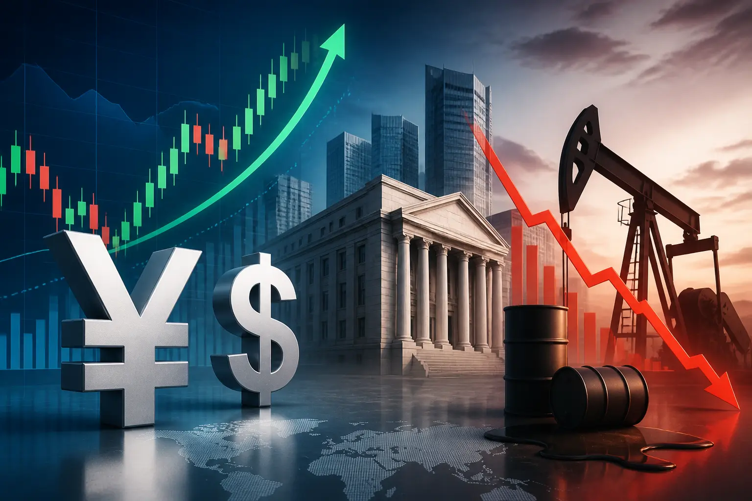 الين الياباني ينتعش مقابل الدولار مع تراجع حاد في أسعار النفط