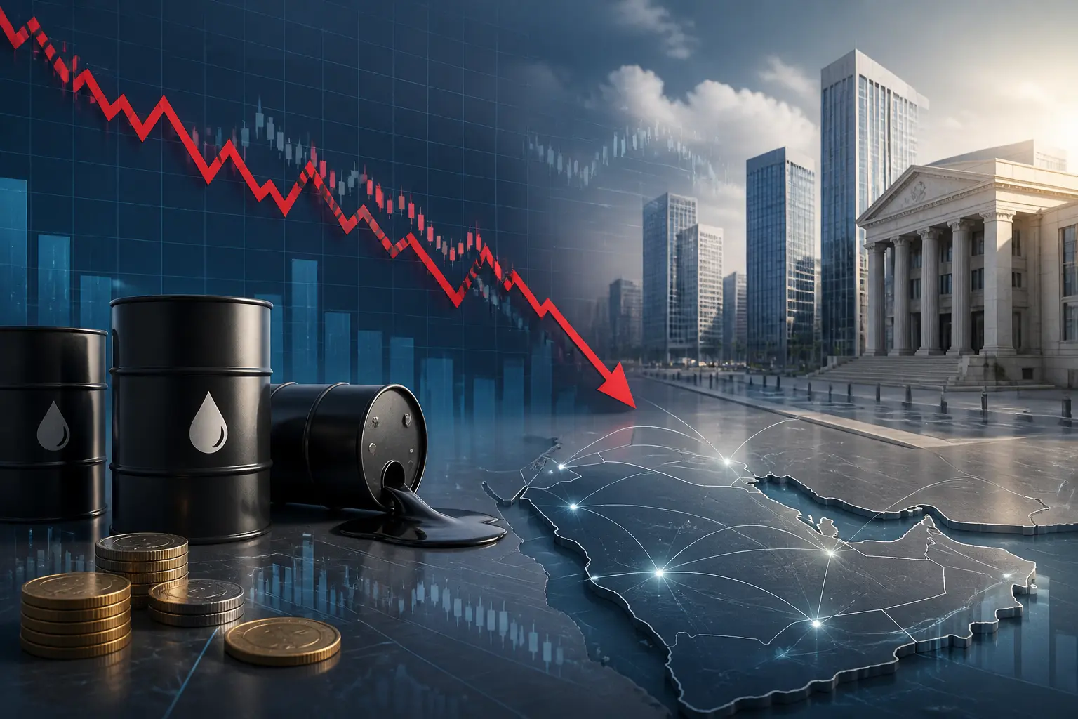 النفط يتراجع لأدنى مستوى في أسبوعين مع تحسن توقعات الإمدادات من الخليج