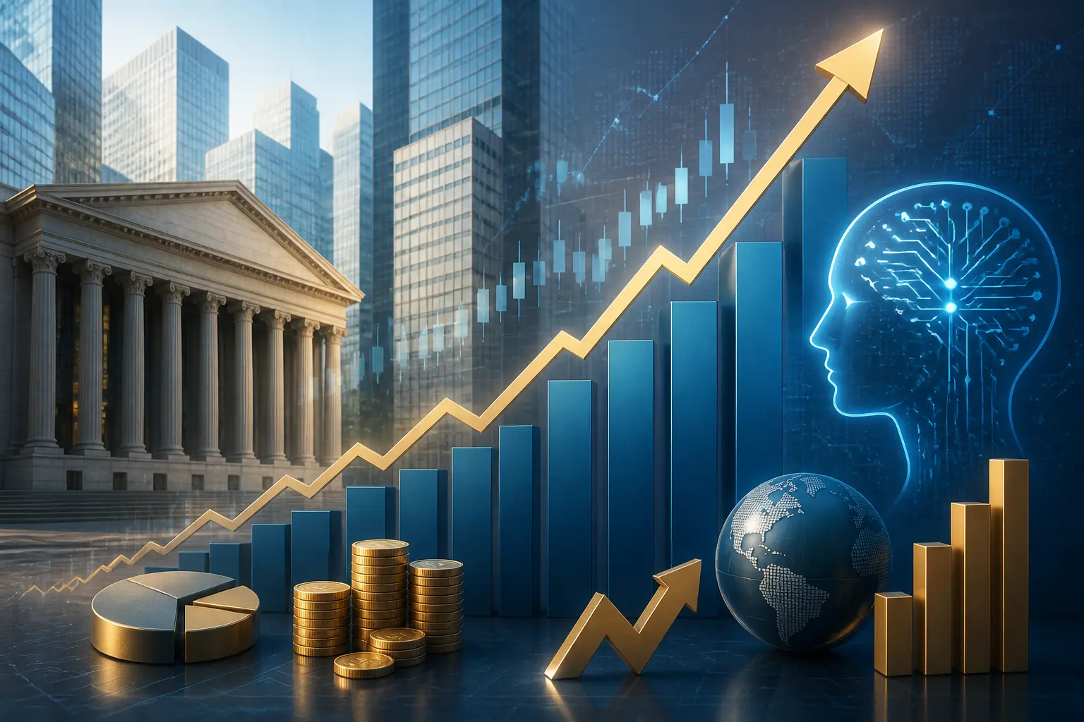جولدمان ساكس يرفع توقعاته لمؤشر S&P 500 إلى 8000 نقطة بدعم الذكاء الاصطناعي