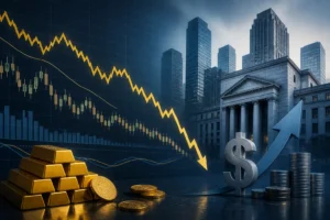 الذهب يواصل خسائره تحت 4350 دولارًا وسط صعود الدولار وتشدّد الفيدرالي