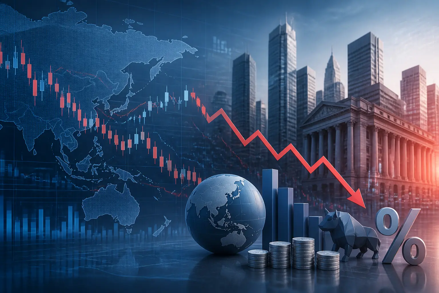 تذبذب أسواق آسيا قبيل لقاء ترامب وشي مع تراجع الأسهم الصينية