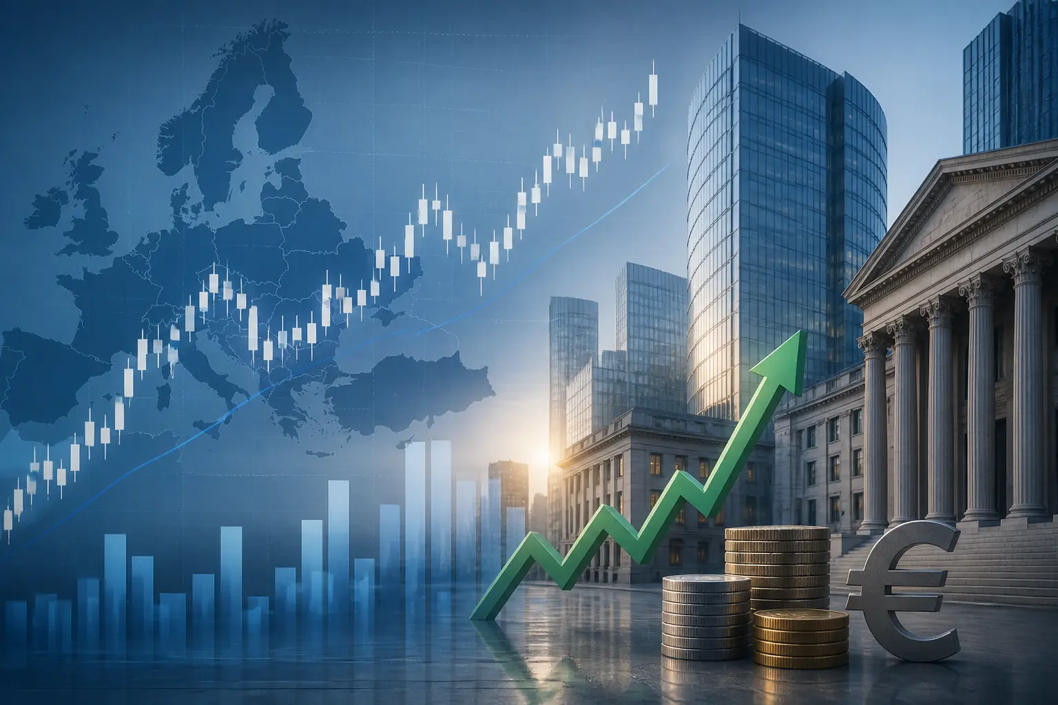 مكاسب محدودة للأسهم الأوروبية مع ترقب بيانات النشاط الاقتصادي لألمانيا ومنطقة اليورو وبريطانيا