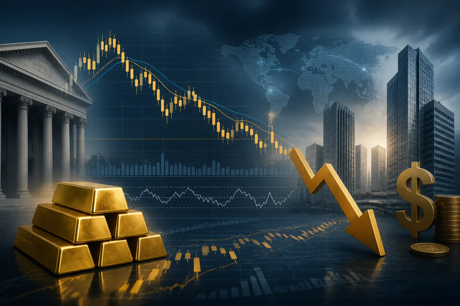 الذهب يتراجع قرب 4300 دولار وسط توقعات رفع الفائدة الأمريكية وتعقيدات جيوسياسية