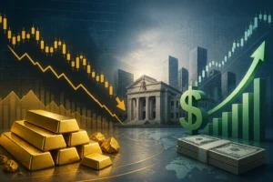 تراجع سعر الذهب نحو 4300 دولار مع صعود الدولار وسط توقعات بتشديد الفيدرالي