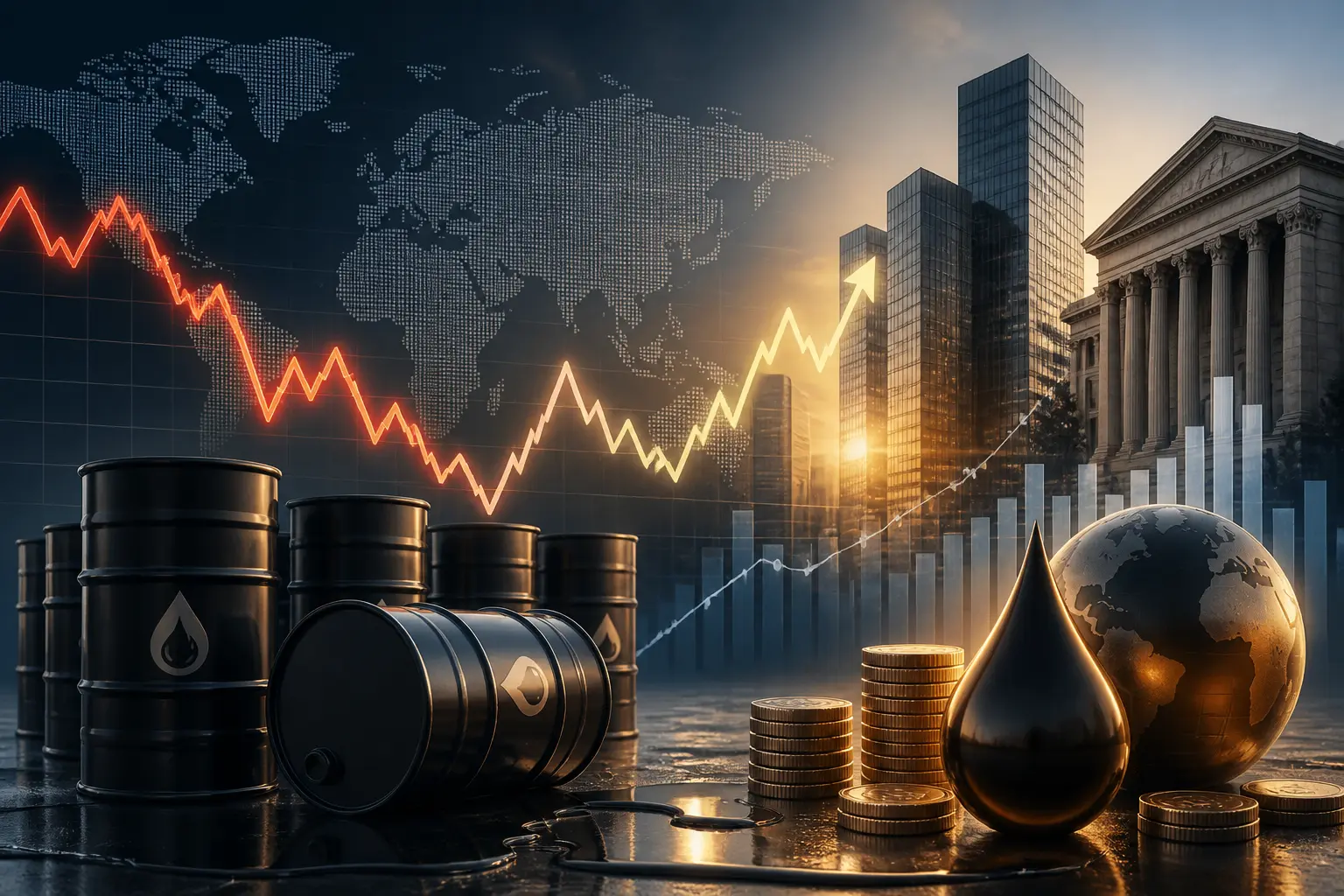 أسعار النفط تتأرجح بين آمال دبلوماسية وأزمة ديزل عالمية