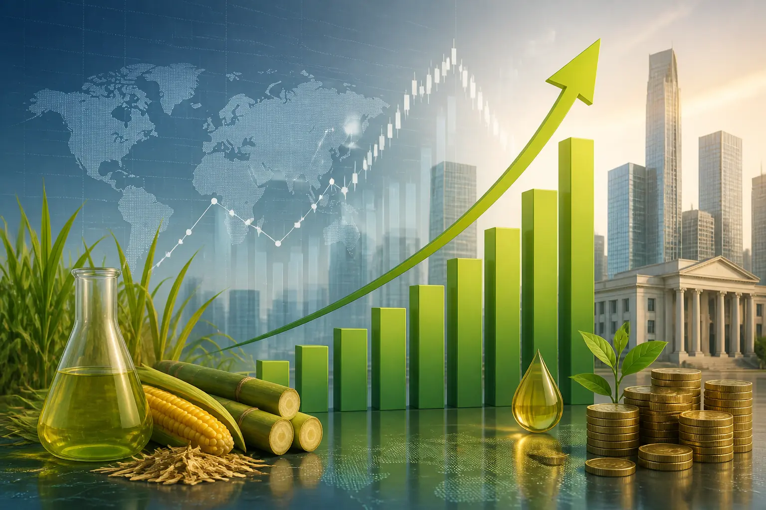 دراسة تتوقع ارتفاع إنتاج الوقود الحيوي العالمي 70% بحلول 2030 بسبب أزمة الطاقة في الخليج