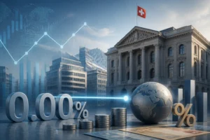 البنك الوطني السويسري يحافظ على سعر الفائدة الرئيسي عند 0.00% دون تغيير