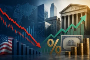 تراجع عقود الأسهم الأمريكية مع ارتفاع عوائد السندات وتجدد توقعات رفع الفائدة