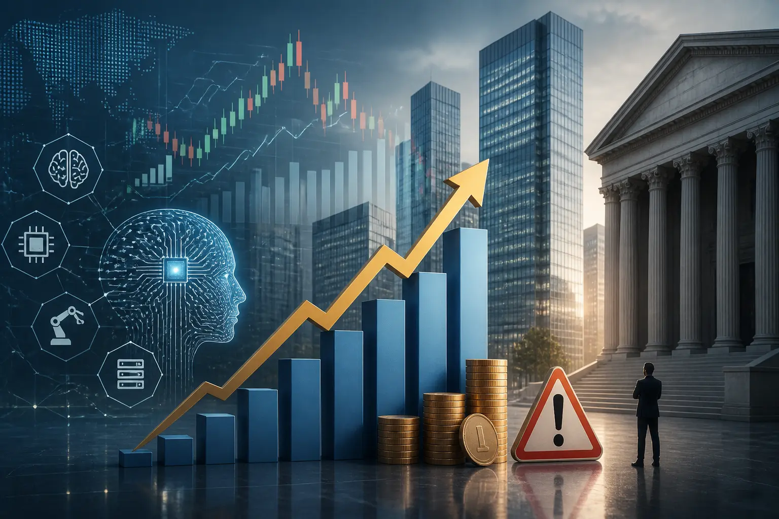 بنك UBS يحذر من مخاطر الاعتماد المتزايد على الإنفاق الرأسمالي للذكاء الاصطناعي على النمو الاقتصادي