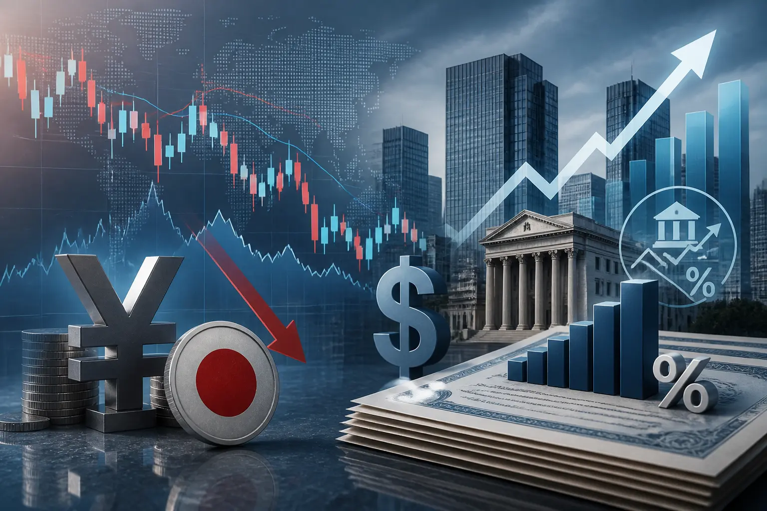 الين الياباني يواجه تحديات مع ارتفاع عوائد السندات الأمريكية وسط توقعات رفع الفائدة الفيدرالية
