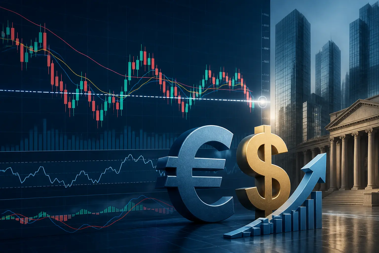 زوج يورو/دولار EUR/USD يقترب من مستوى حاسم عند 1.1350 وسط قوة الدولار