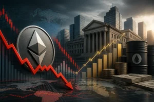إيثريوم يتراجع وسط ضغوط ارتفاع عوائد السندات الأمريكية وأسعار النفط