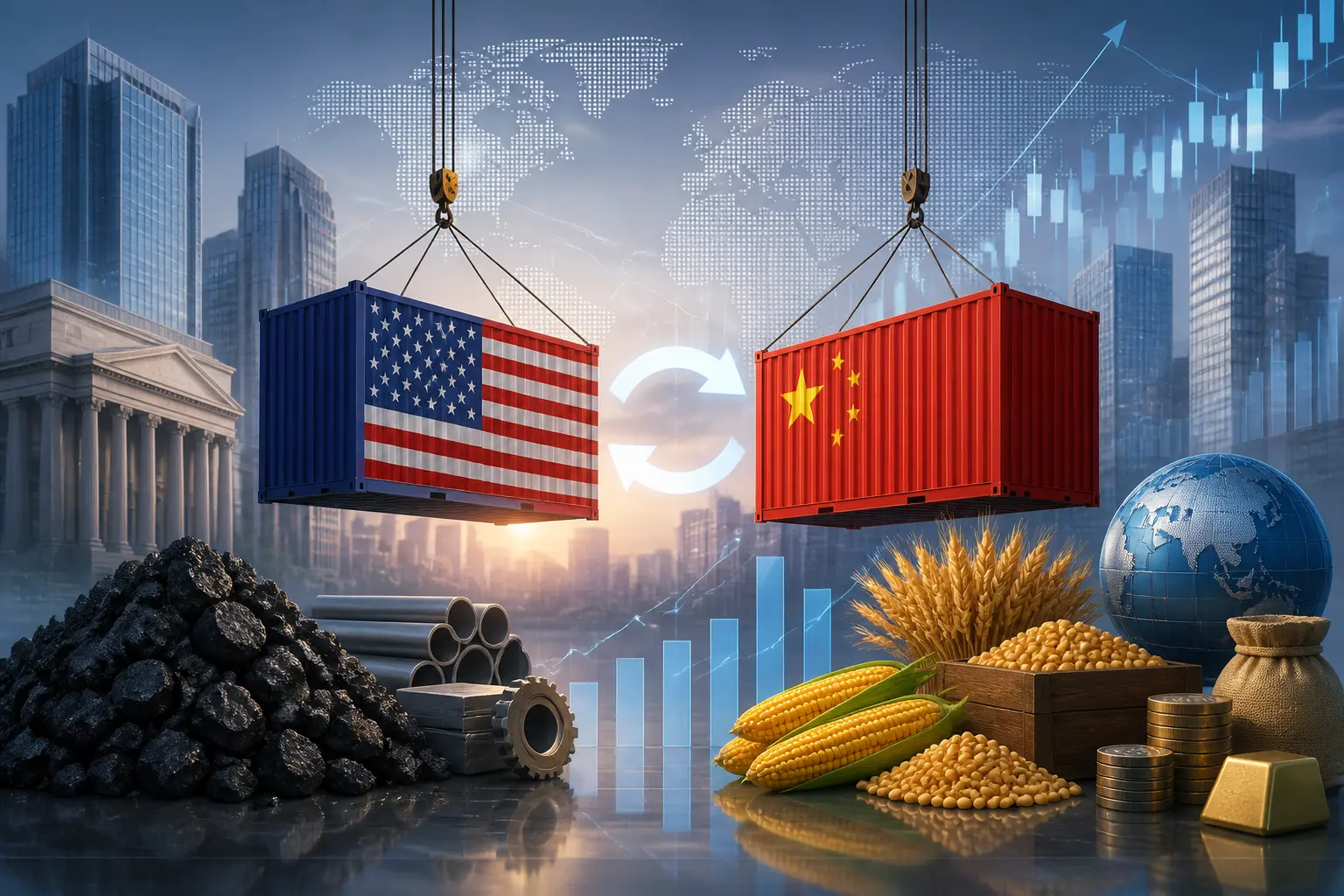 الصين توافق على شراء 10 ملايين طن من الفحم الأمريكي في 2027 و2028