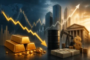 الذهب يتراجع لأدنى مستوى في سبعة أسابيع مع تصاعد توقعات رفع الفائدة بفعل ارتفاع النفط