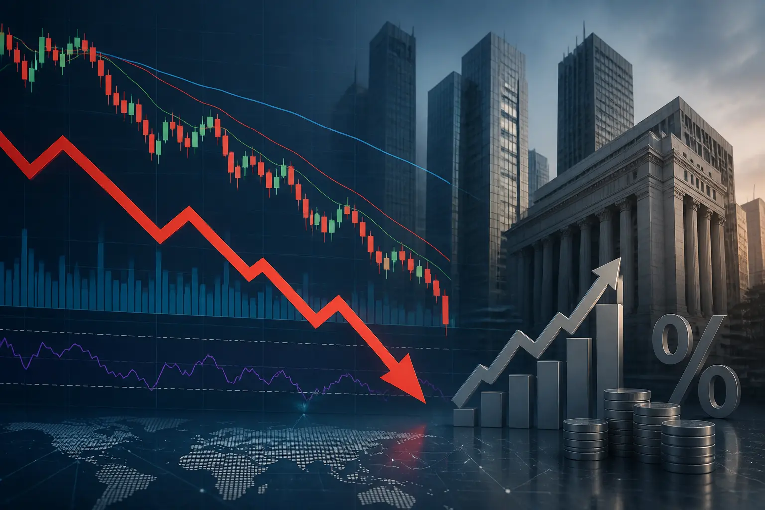 المؤشر السعودي يتراجع بأكثر من 0.8% وسط ضغوط عالمية وعائدات السندات الأمريكية ترتفع