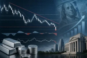 سعر الفضة يتراجع دون 61 دولارًا وسط صعود الدولار الأمريكي وقوة العوائد