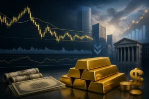 الذهب يستقر بعد هبوط حاد وسط توقعات بتشديد سياسة الاحتياطي الفيدرالي ومخاطر الشرق الأوسط