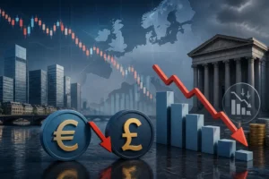 تراجع اليورو مقابل الجنيه الإسترليني مع استمرار ضعف مبيعات التجزئة الألمانية