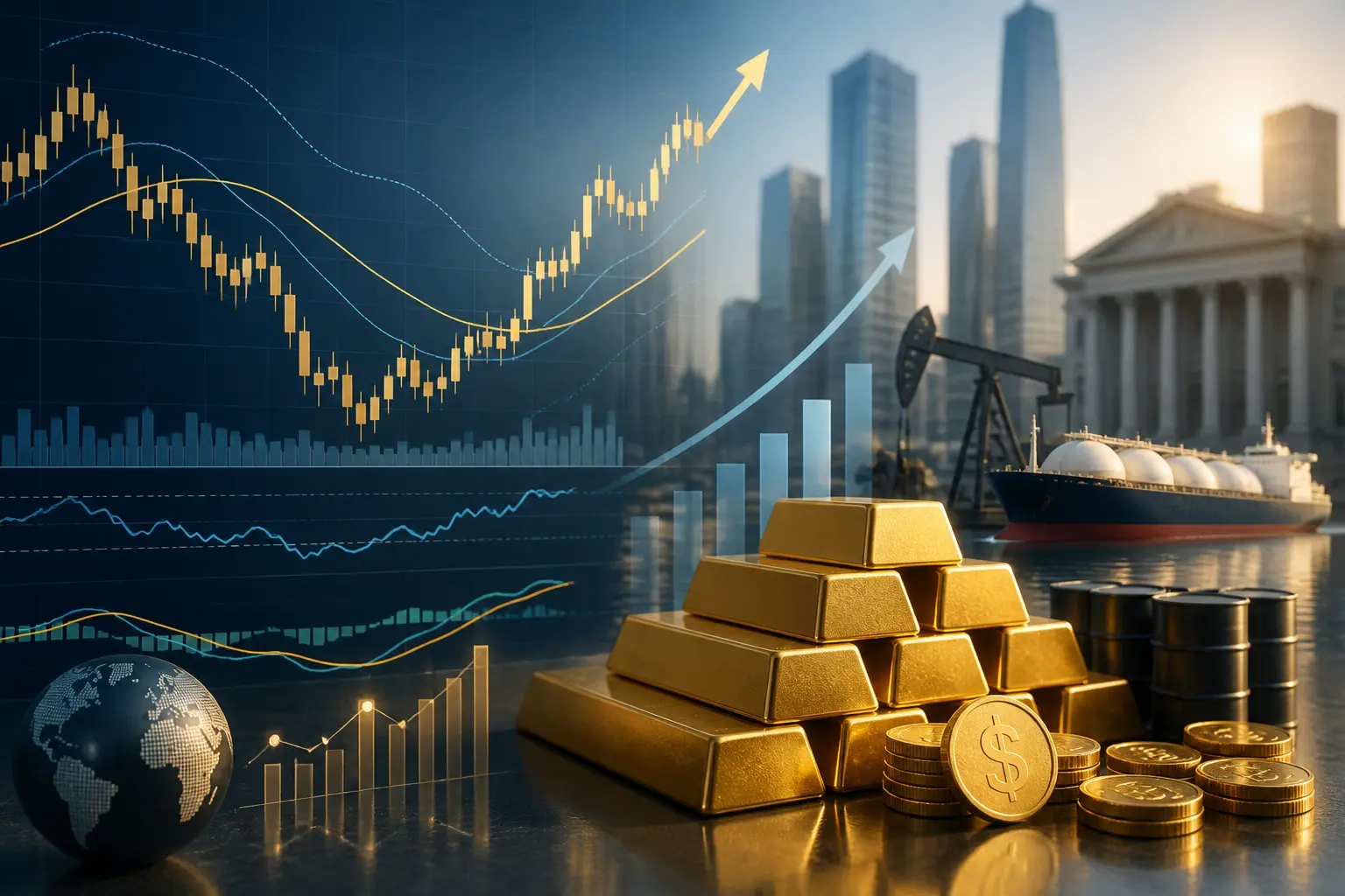 سعر الذهب يرتد مع تراجع توقعات رفع الفائدة الأمريكية وسط تعافي صادرات النفط
