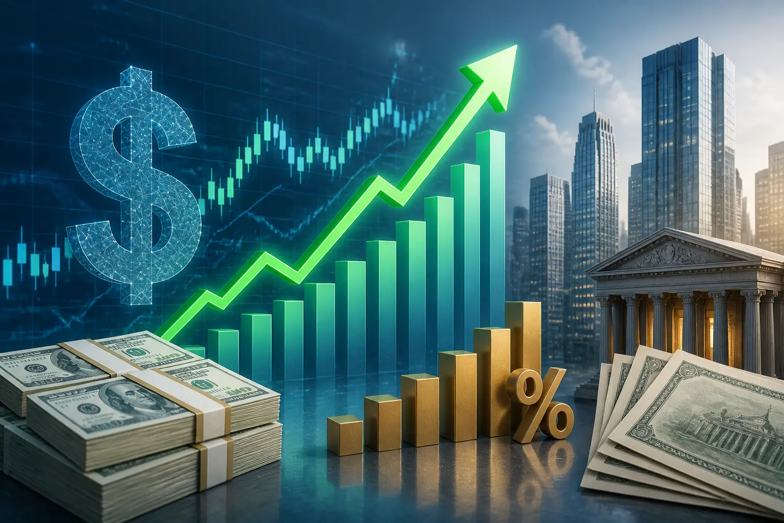 الدولار يقترب من أعلى مستوياته السنوية مع ارتفاع عوائد السندات وتوقعات بنوك الاستثمار