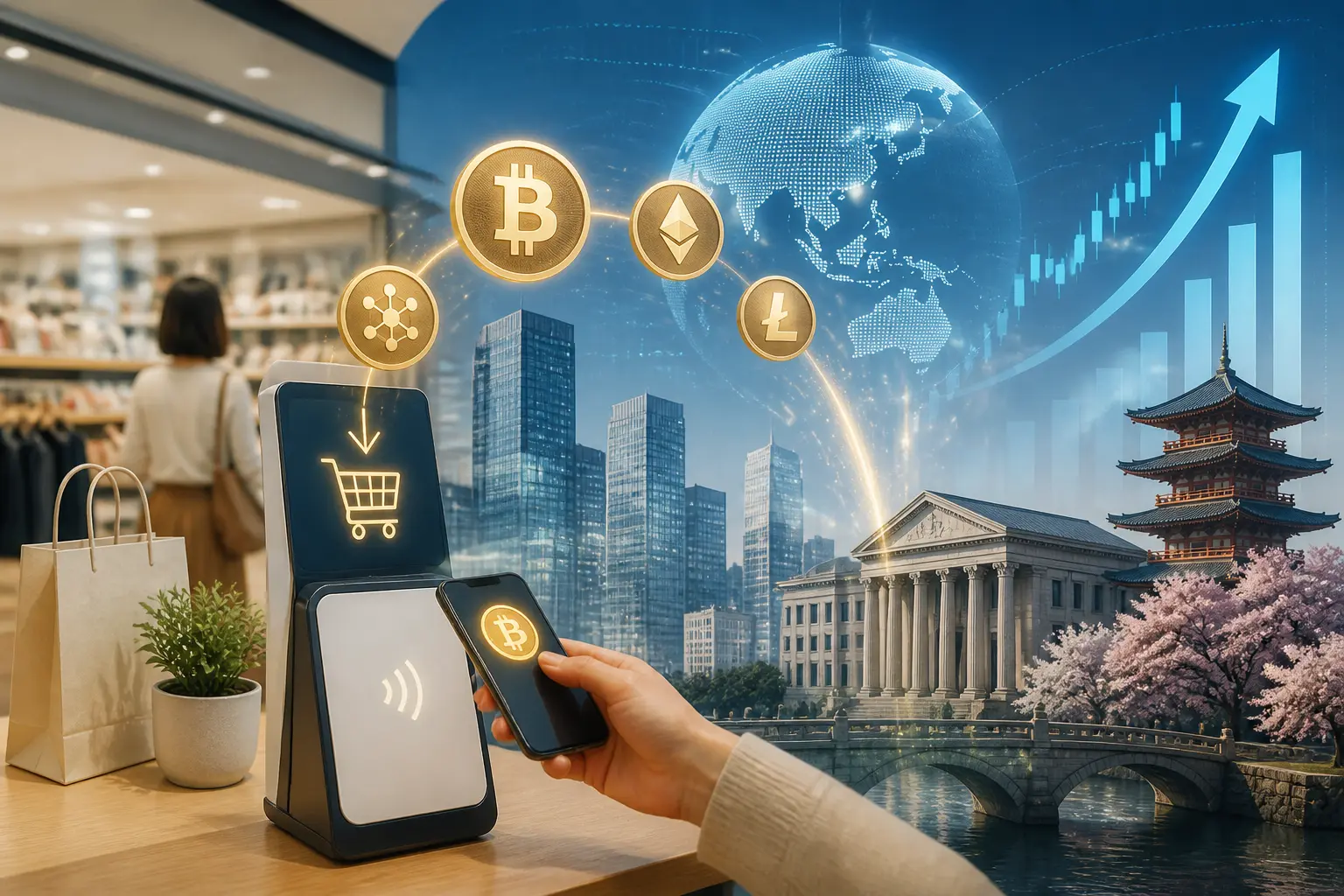 بينانس باي تتيح الدفع بالعملات المشفرة في ملايين المتاجر اليابانية عبر PayPay