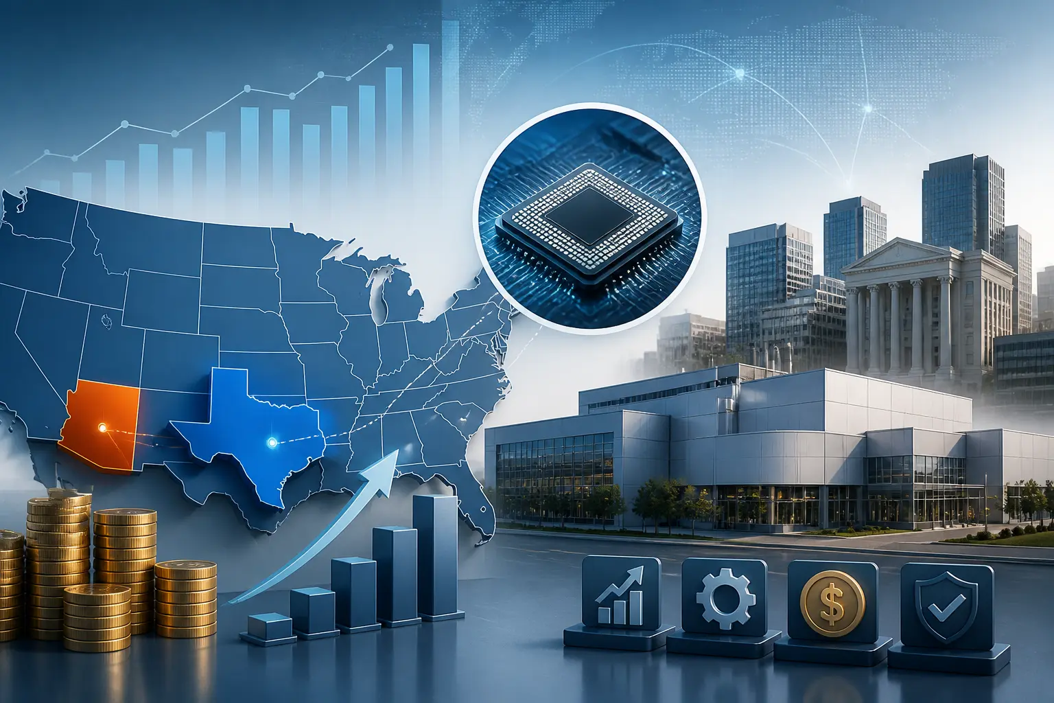 TSMC تخطط لاستثمار جديد في تكساس لتوسيع تصنيع الرقائق في أمريكا