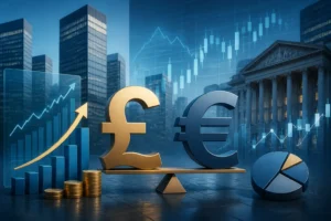 الجنيه الإسترليني يتماسك أمام اليورو وسط بيانات نمو قوية وتوقعات بتشديد السياسة النقدية