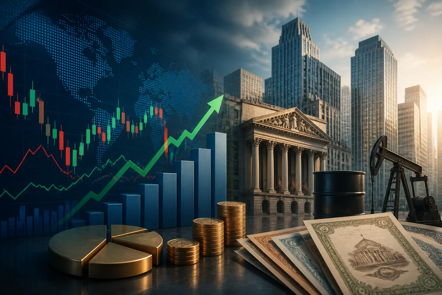 وول ستريت تقلص خسائرها مع تراجع طفيف في عوائد السندات وسط تقلبات النفط