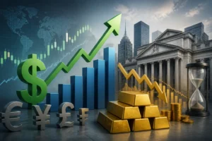 ارتفاع مؤشر الدولار يضغط على الذهب رغم تراجع عوائد السندات وتصريحات الفيدرالي المتريثة