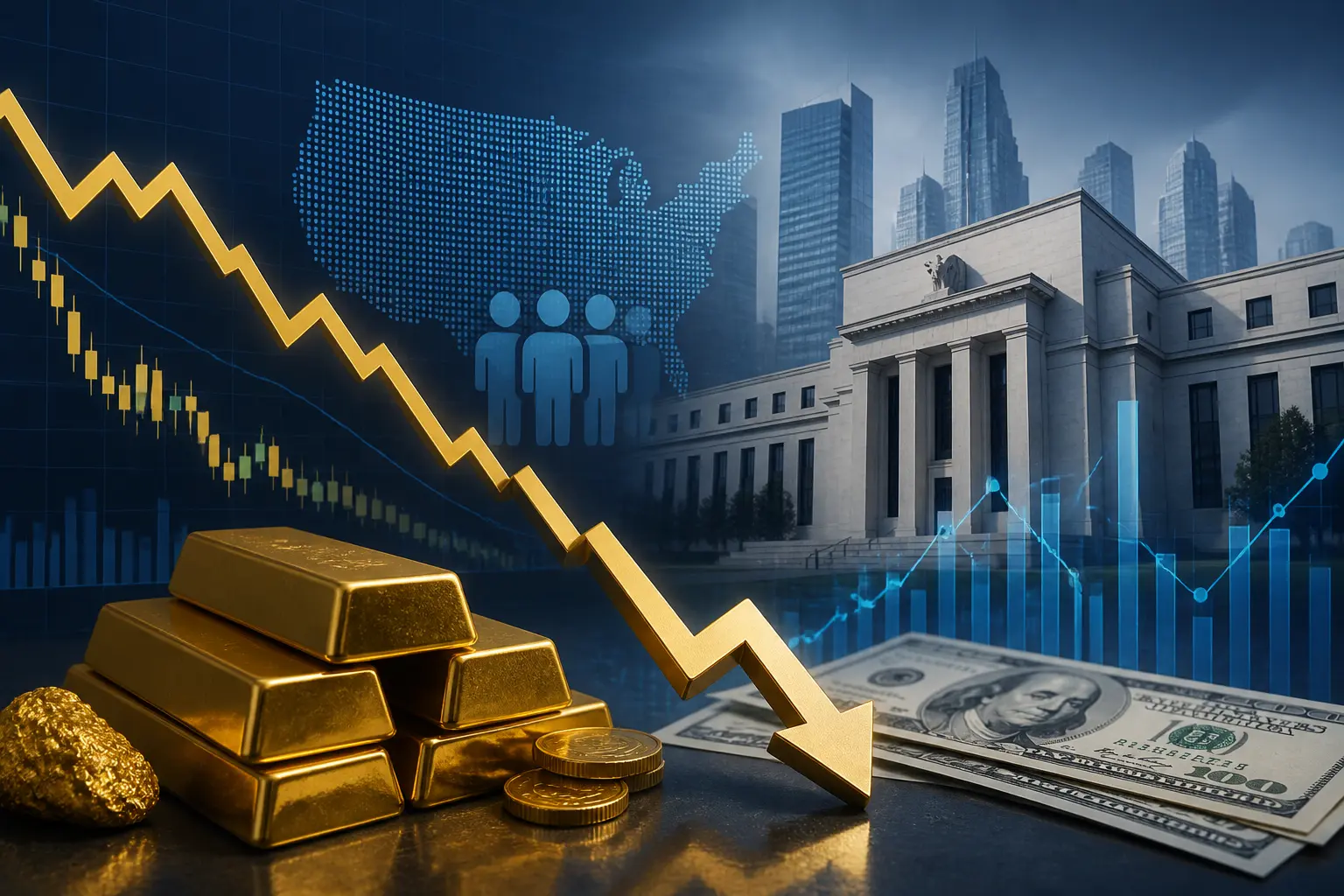 الذهب يتراجع دون 4200 دولار مع ترقب بيانات الوظائف الأمريكية وتأثيرات الفيدرالي