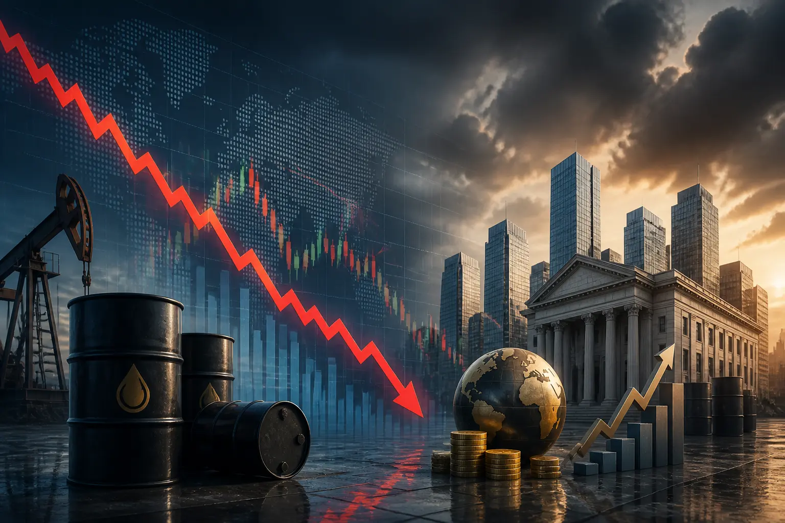 تراجع أسعار النفط مع تباين مؤشرات الإمدادات وتصاعد المخاوف الجيوسياسية