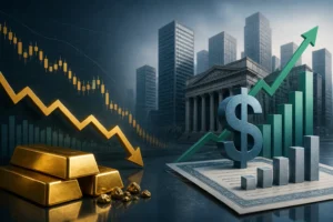 الذهب يتراجع مسجلاً خسائر أسبوعية مع قوة الدولار وارتفاع عوائد السندات الأمريكية