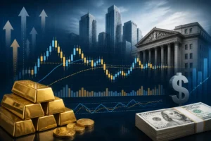 الذهب يستقر دون 4150 دولار وسط صعود الدولار وتراجع توقعات رفع الفائدة الأمريكية