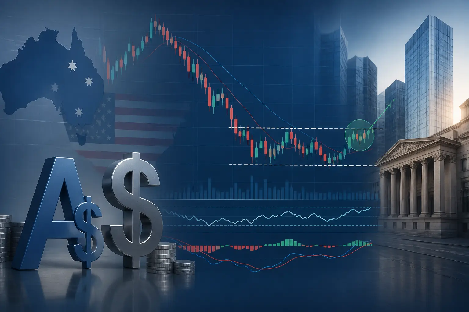 الدولار الأسترالي يواجه محدودية في الهبوط مقابل الدولار الأمريكي