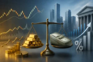 استقرار أسعار الذهب مع توازن بين قوة الدولار وتوقعات رفع الفائدة الأمريكية