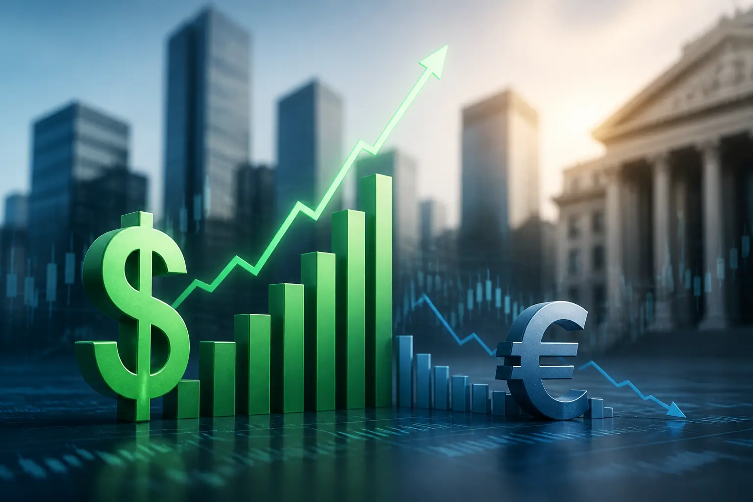 الدولار الأمريكي يرتفع قرب أعلى مستوياته في 18 شهر مع تراجع اليورو
