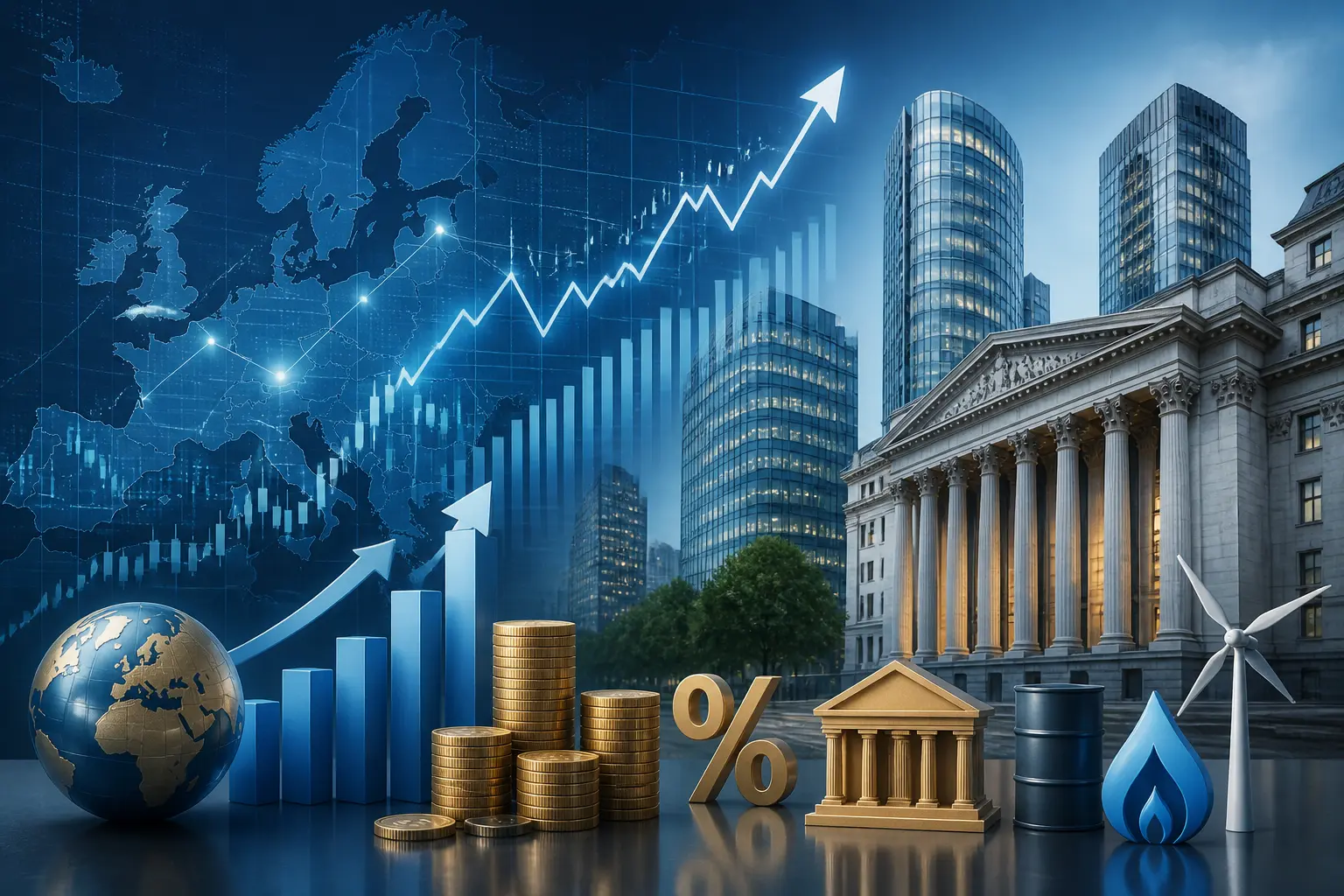 UBS يتوقع استمرار مكاسب الأسهم الأوروبية رغم تحديات الفائدة والطاقة