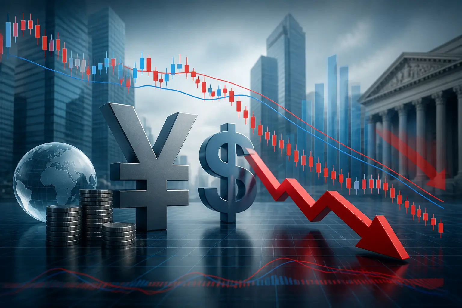 تزايد المخاطر الهبوطية للين الياباني مقابل الدولار عند مستوى 158.50