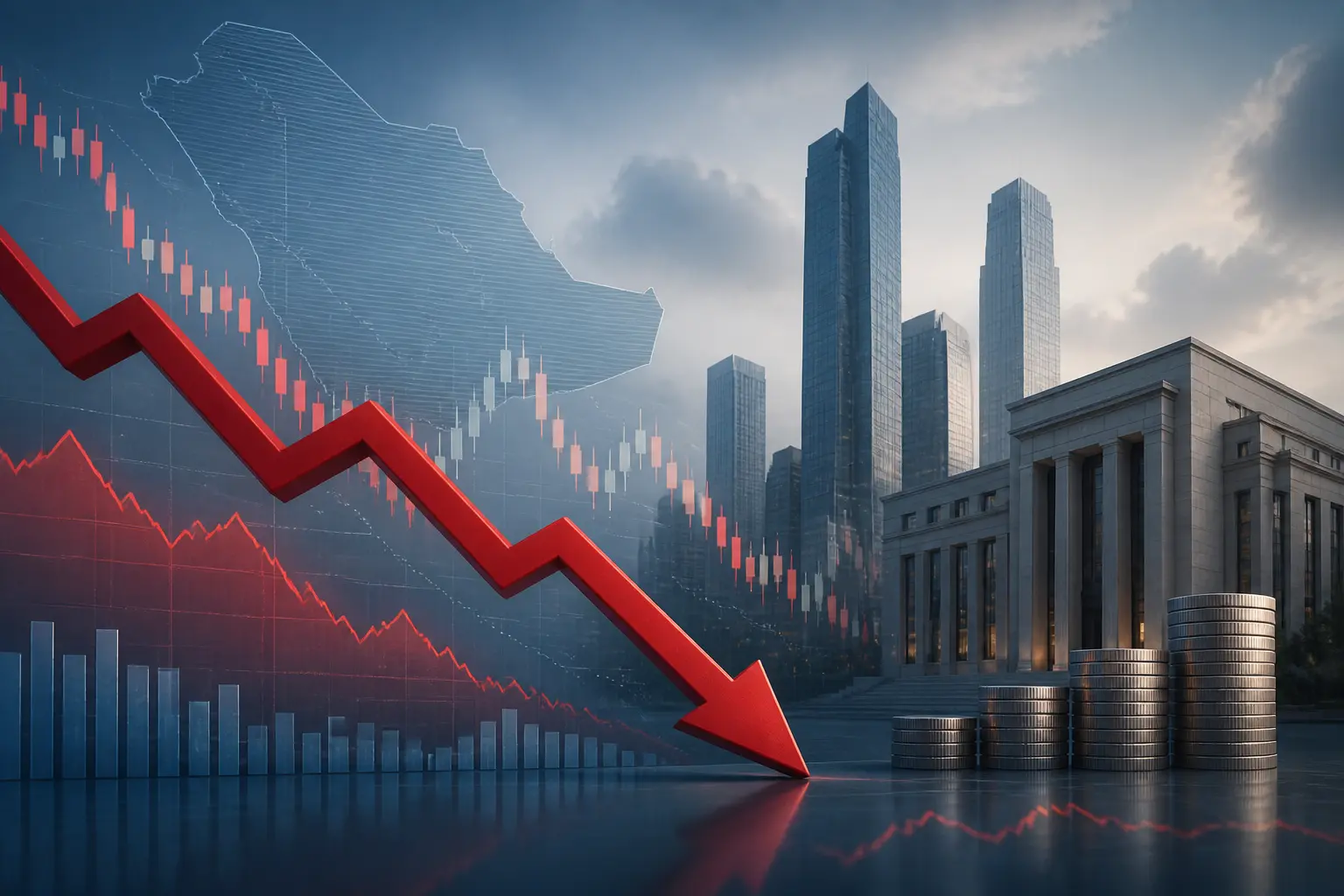 تراجع مؤشر تاسي 0.5% وسط ضغوط بيعية واسعة على الأسهم السعودية