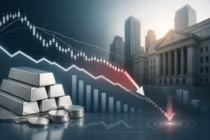 انخفاض سعر الفضة إلى ما دون 60 دولارًا مع توقعات هبوطية نحو 56 دولارًا