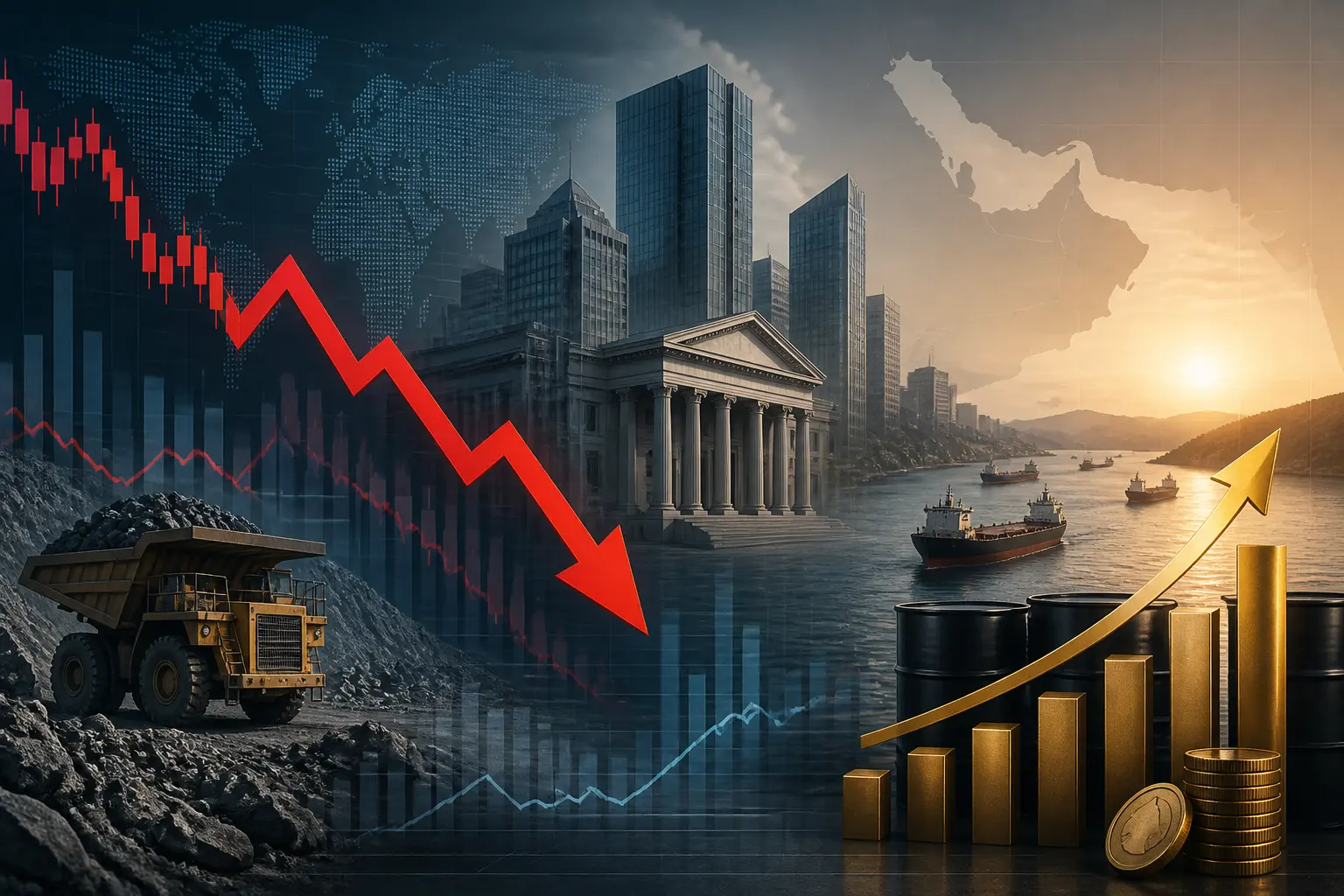 تراجع مؤشر FTSE 100 مع ضغط شركات التعدين وارتفاع أسعار النفط بسبب توترات مضيق هرمز